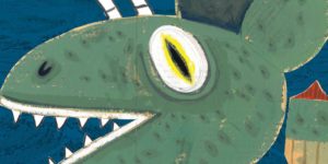 Interior Wordless Page - The Nantucket Sea Monster | DarcyPattison.com