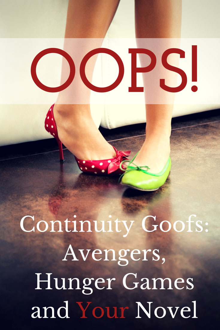OOPS! How to avoid continuity errors and what to do when you do make them. | Fiction Notes by Darcy Pattison